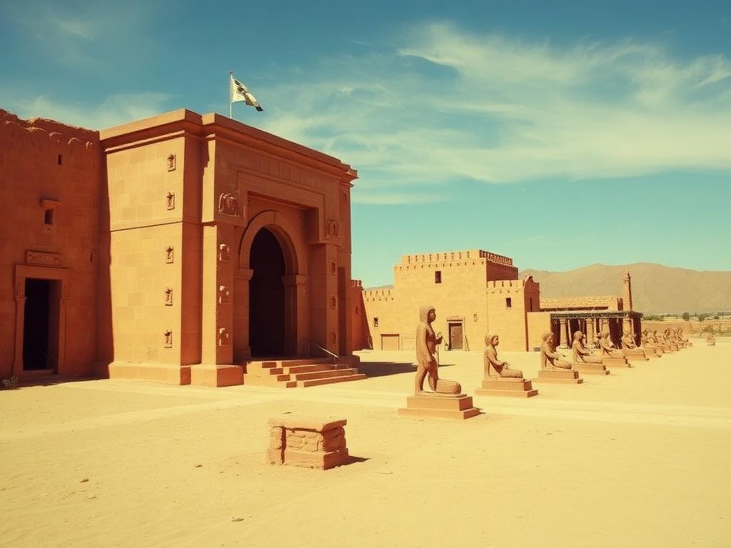 Décors des studios de cinéma d'Ouarzazate